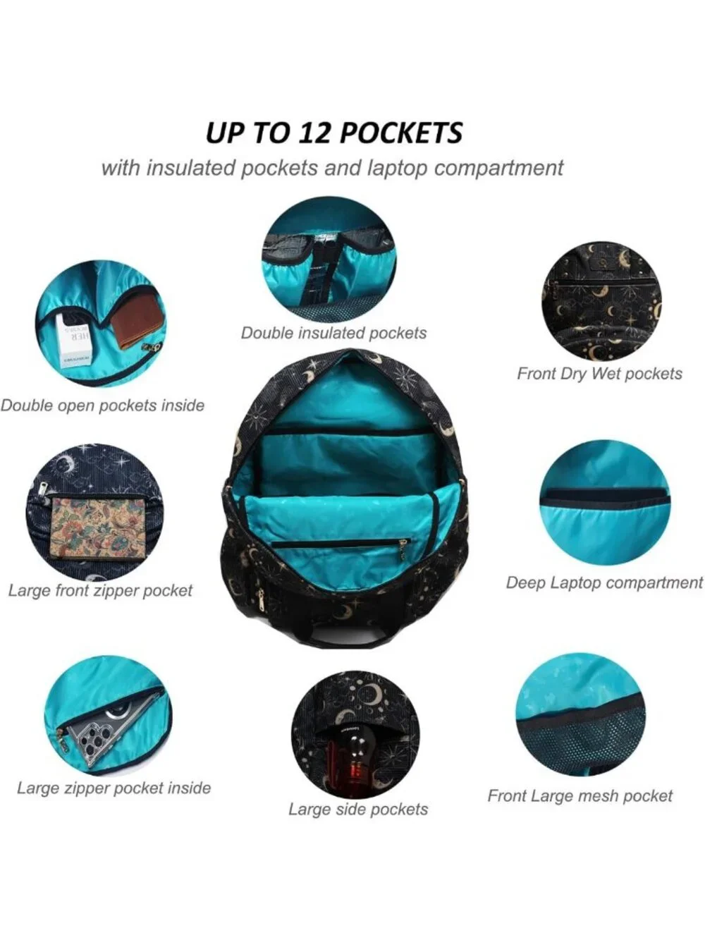 Stylish Large Capacity Diaper Bag Backpack | Multifunctional Baby Travel Pack